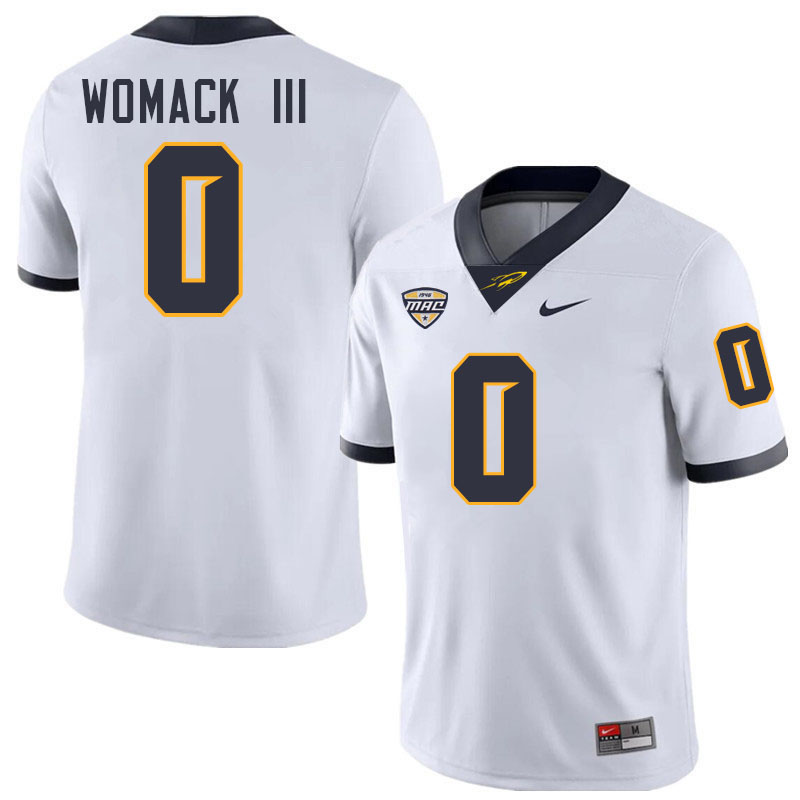 Samuel Womack III Toledo Jersey,Toledo Rockets #0 Samuel Womack III Jersey Youth College-White